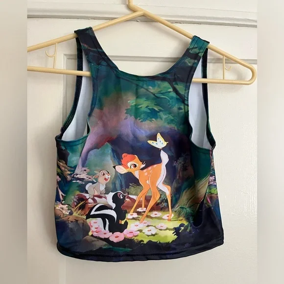 Blackmilk reversible Disney Bambi crop tank size medium - Picture 8 of 15